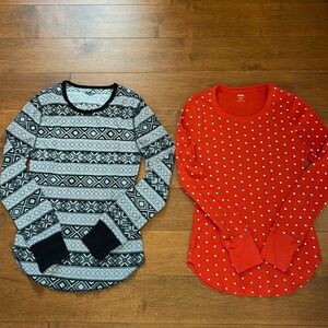Old Navy Thermal Tops Set of 2